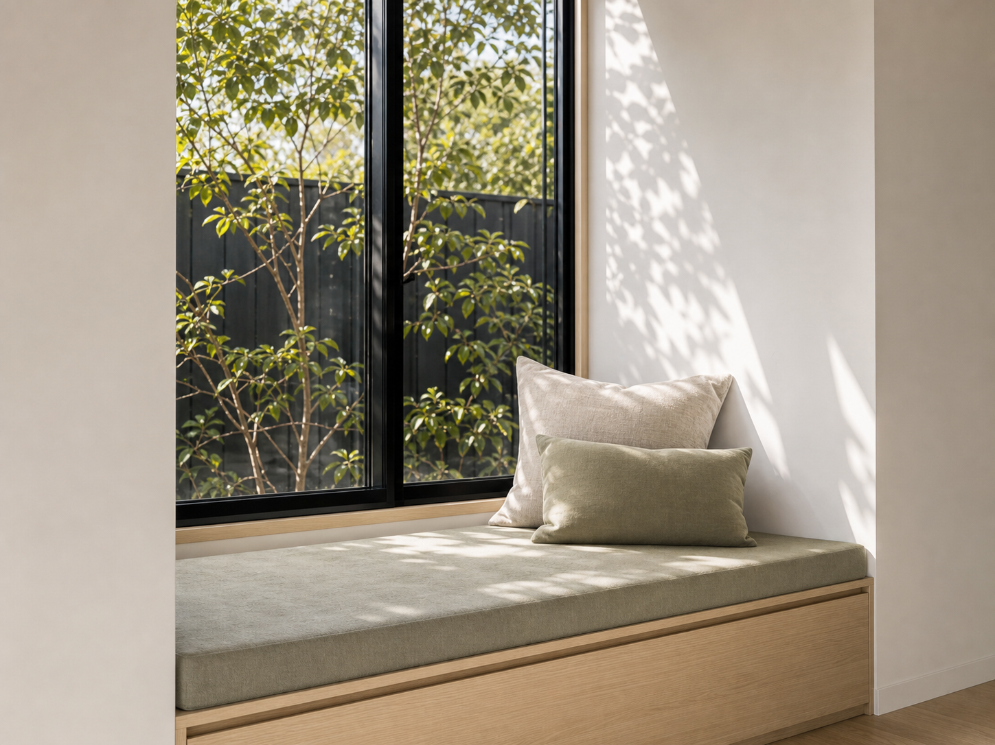 Residential window alcove detail