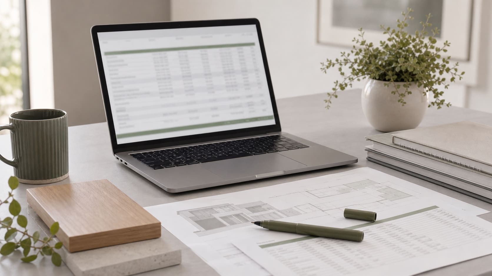 Itemised quote and supporting documents